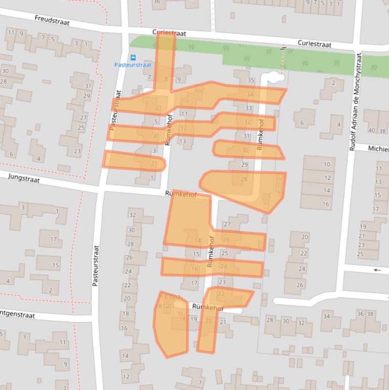 Kaart van postcodegebied 7555NM.