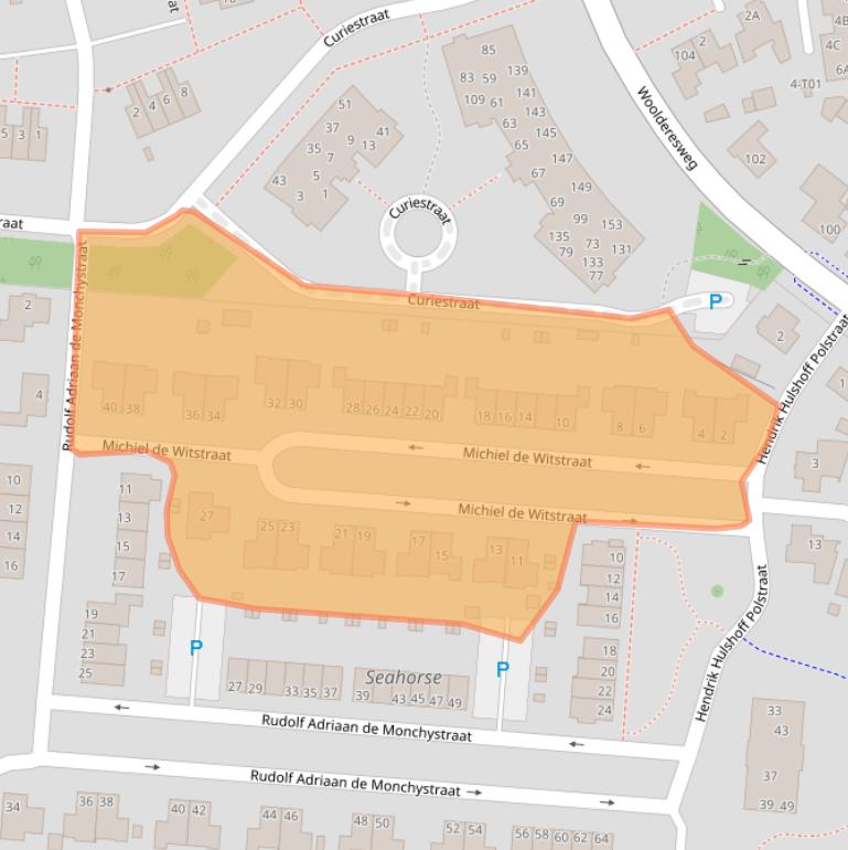 Kaart van postcodegebied 7555NW.