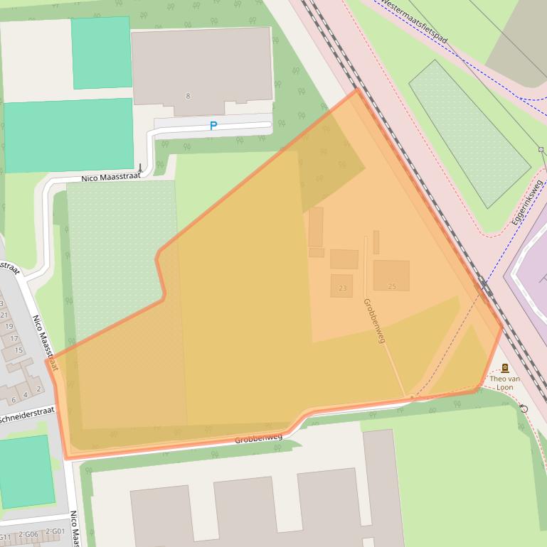 Kaart van postcodegebied 7555PP.