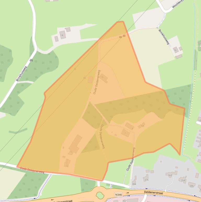 Kaart van postcodegebied 7555PR.