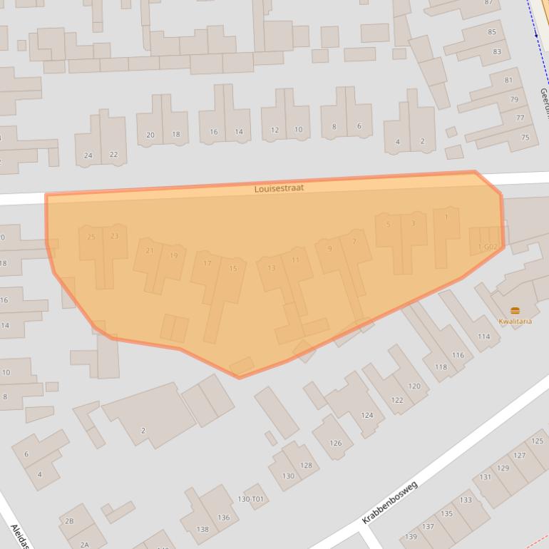 Kaart van postcodegebied 7555TE.