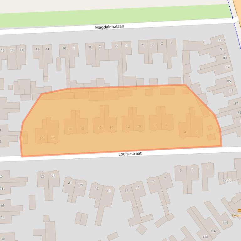 Kaart van postcodegebied 7555TG.