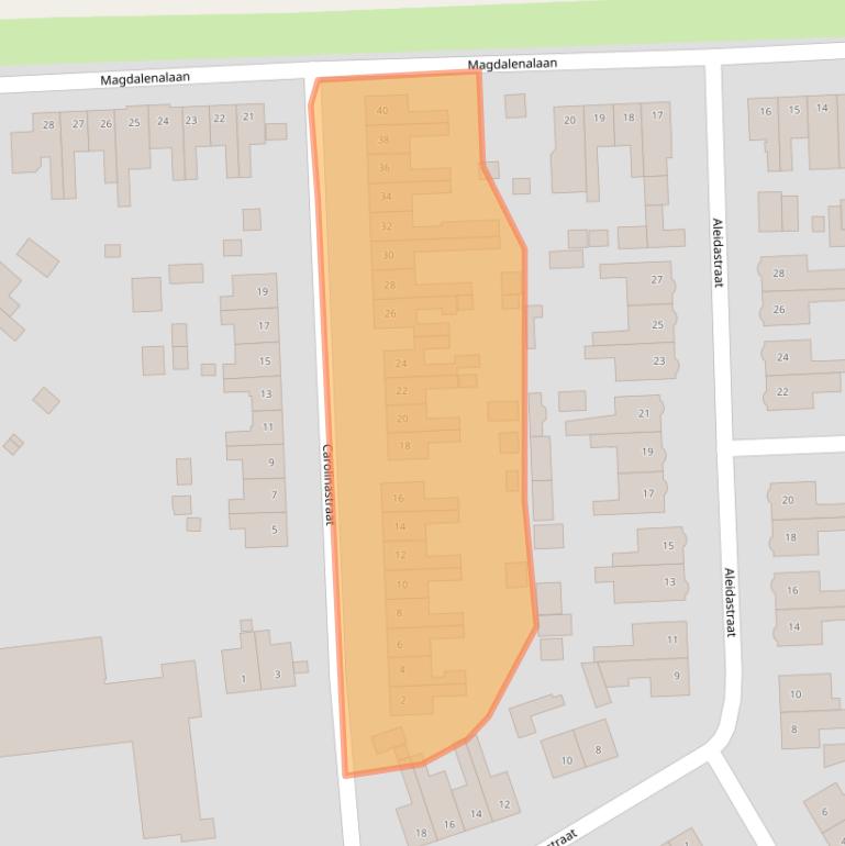 Kaart van postcodegebied 7555TL.