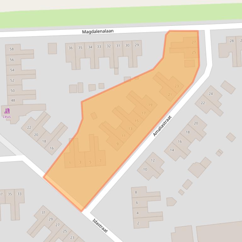 Kaart van postcodegebied 7555TM.