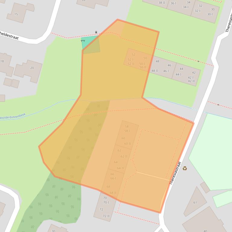 Kaart van postcodegebied 7555VN.