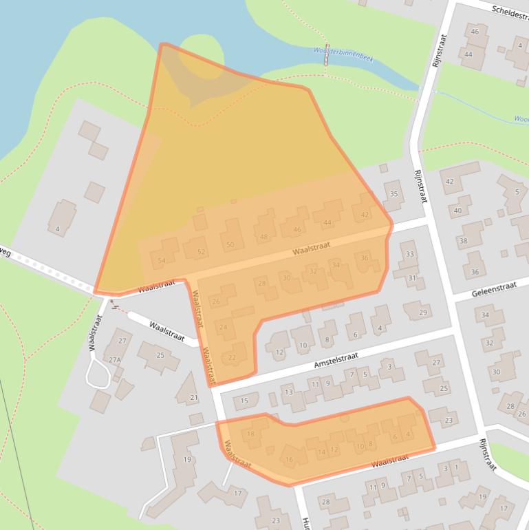 Kaart van postcodegebied 7555WE.