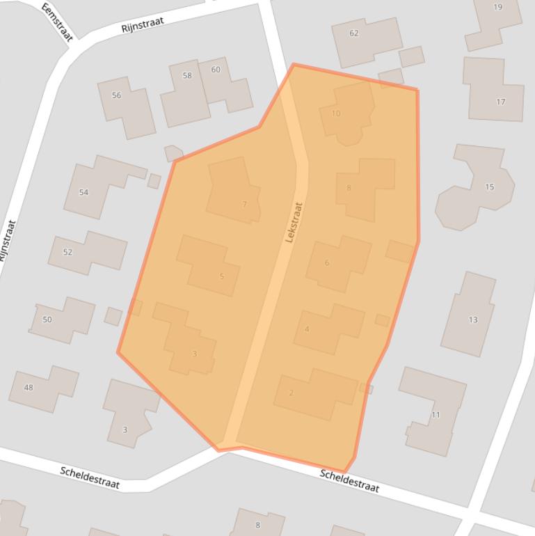 Kaart van postcodegebied 7555WP.