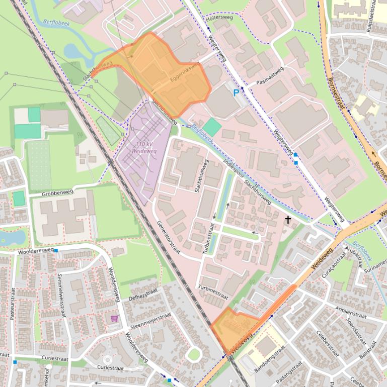 Kaart van postcodegebied 7556AG.