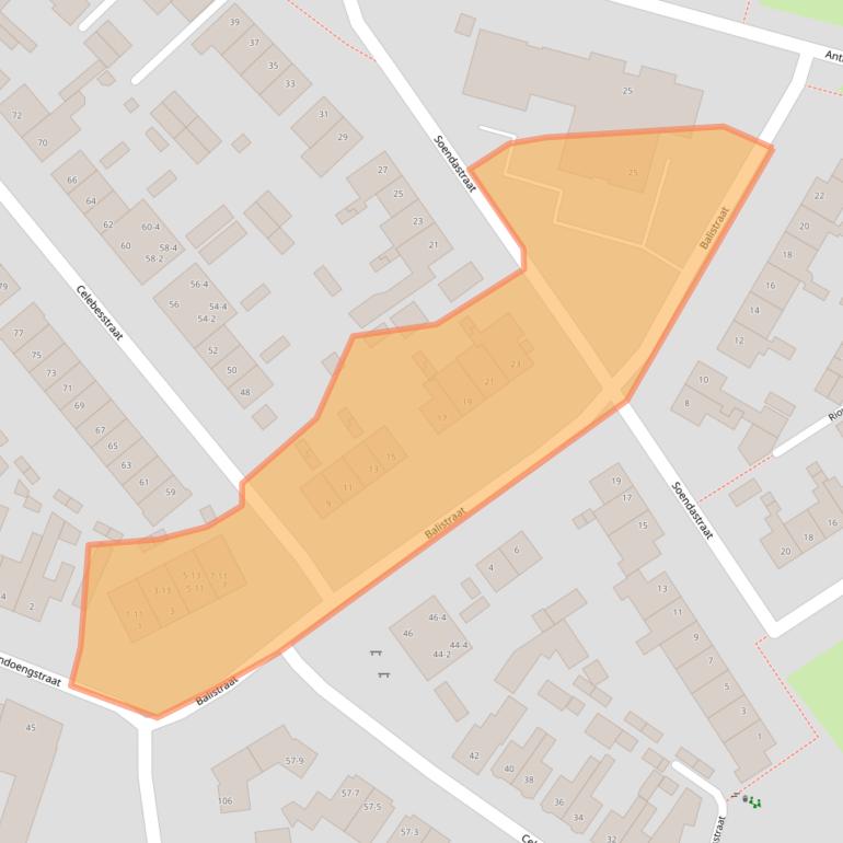 Kaart van postcodegebied 7556AH.