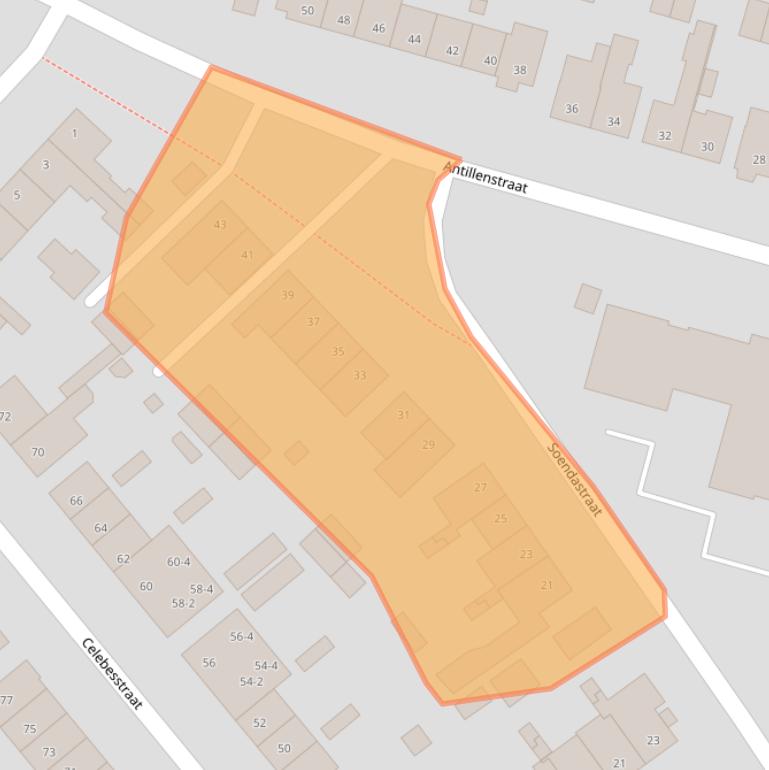 Kaart van postcodegebied 7556AL.