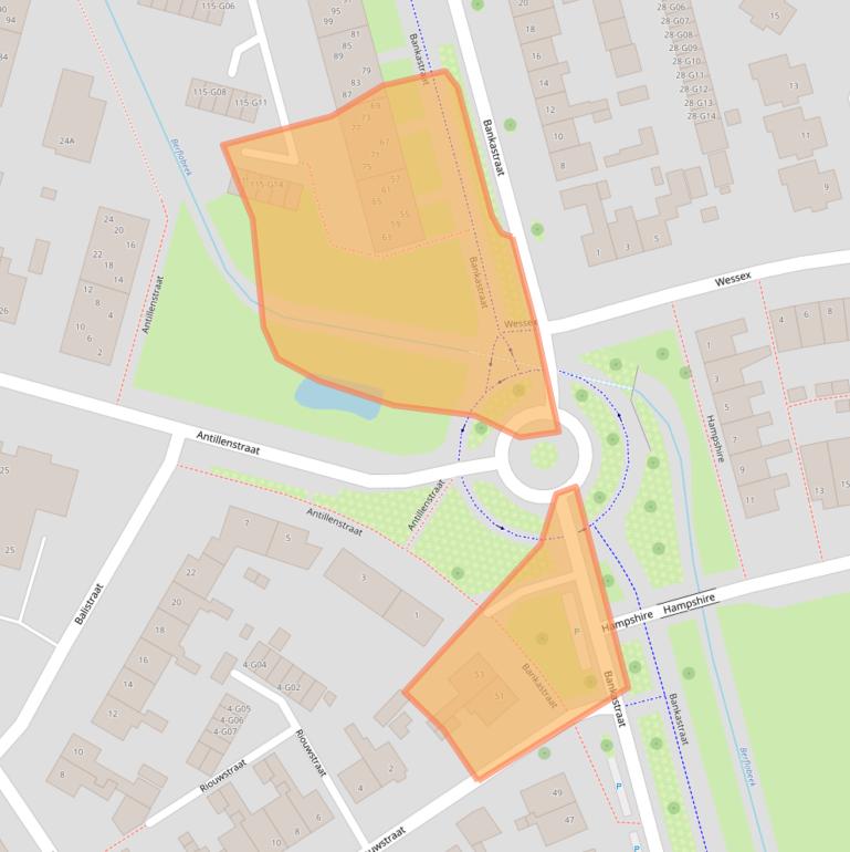 Kaart van postcodegebied 7556AP.