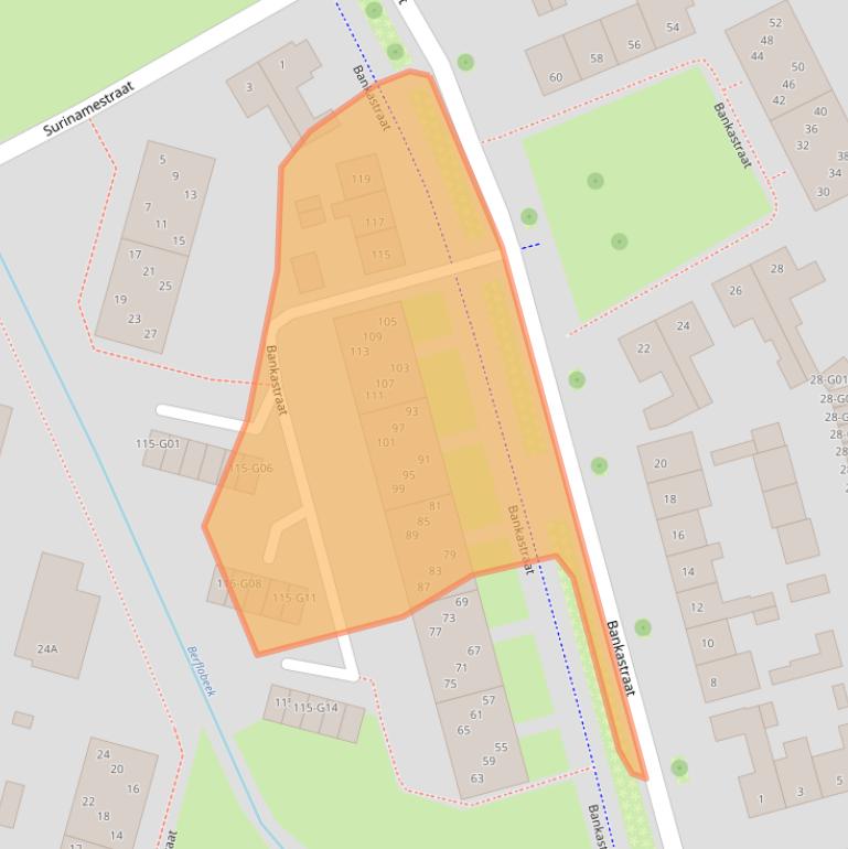 Kaart van postcodegebied 7556AR.