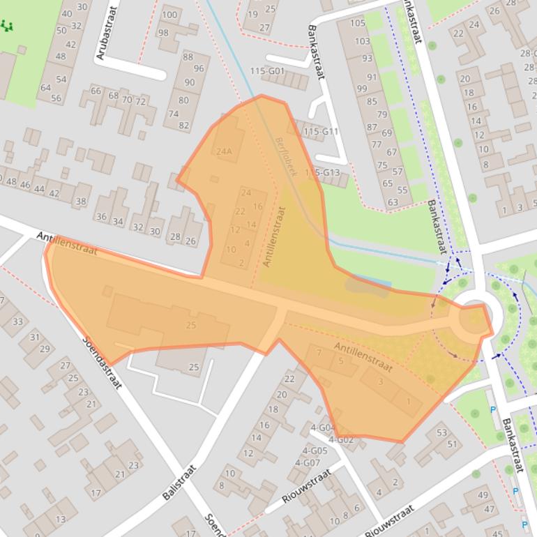 Kaart van postcodegebied 7556AV.