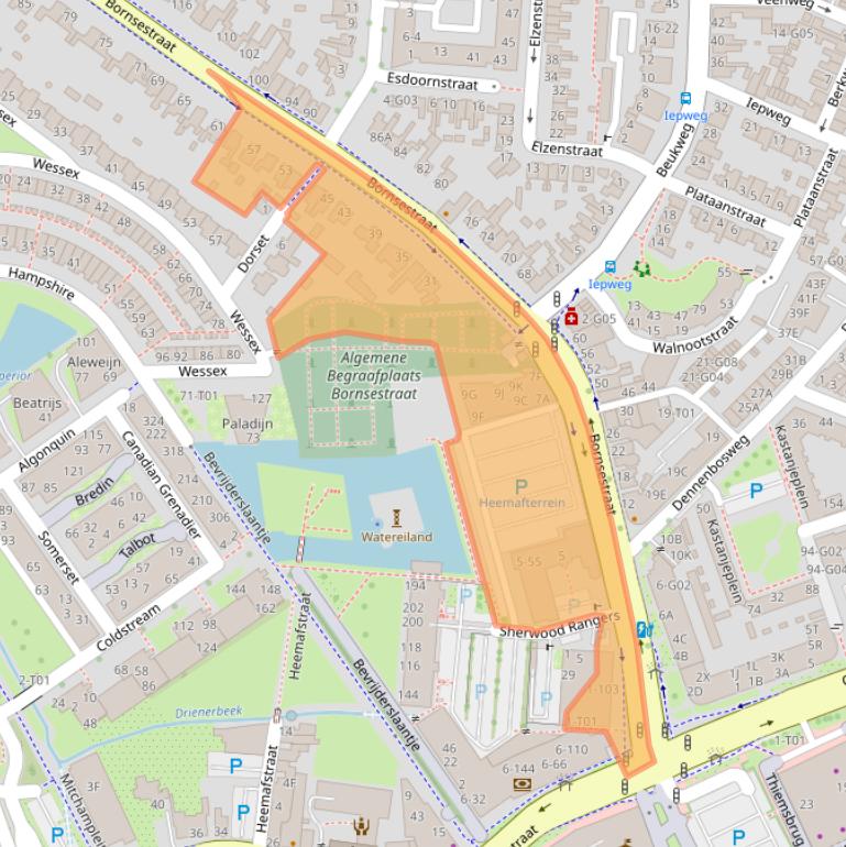 Kaart van postcodegebied 7556BA.