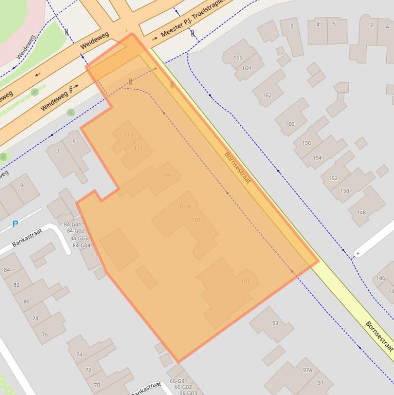 Kaart van postcodegebied 7556BD.