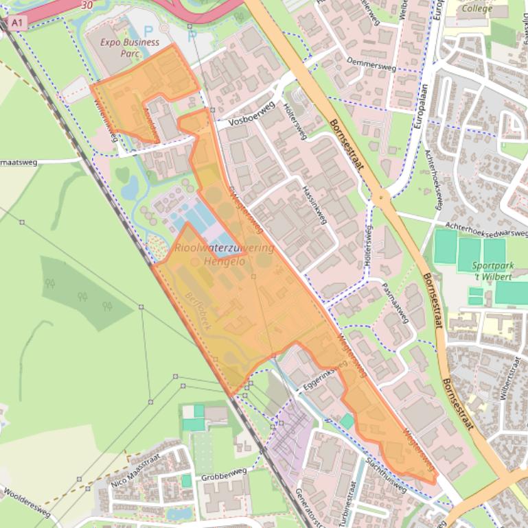 Kaart van postcodegebied 7556BP.