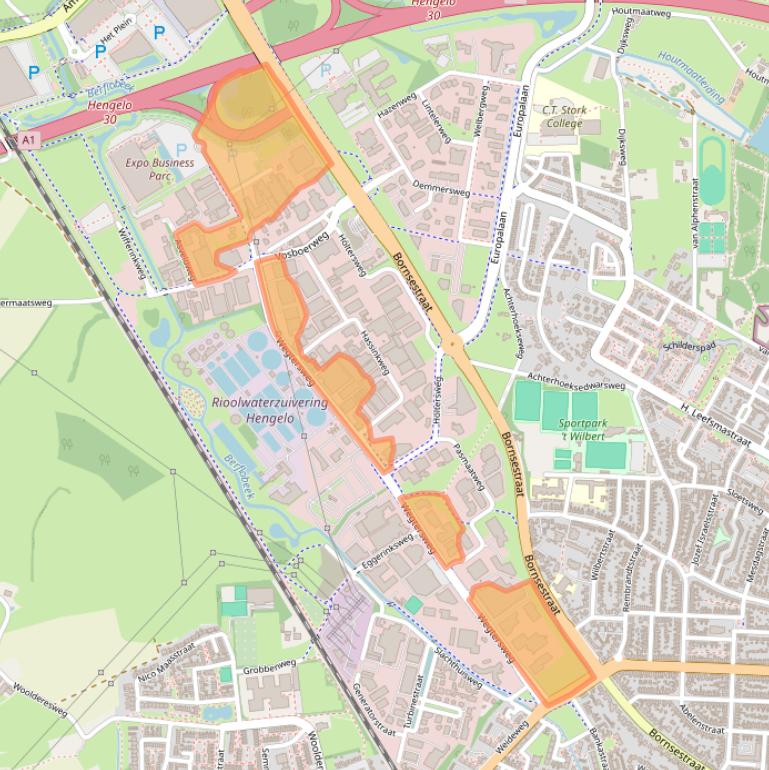 Kaart van postcodegebied 7556BR.