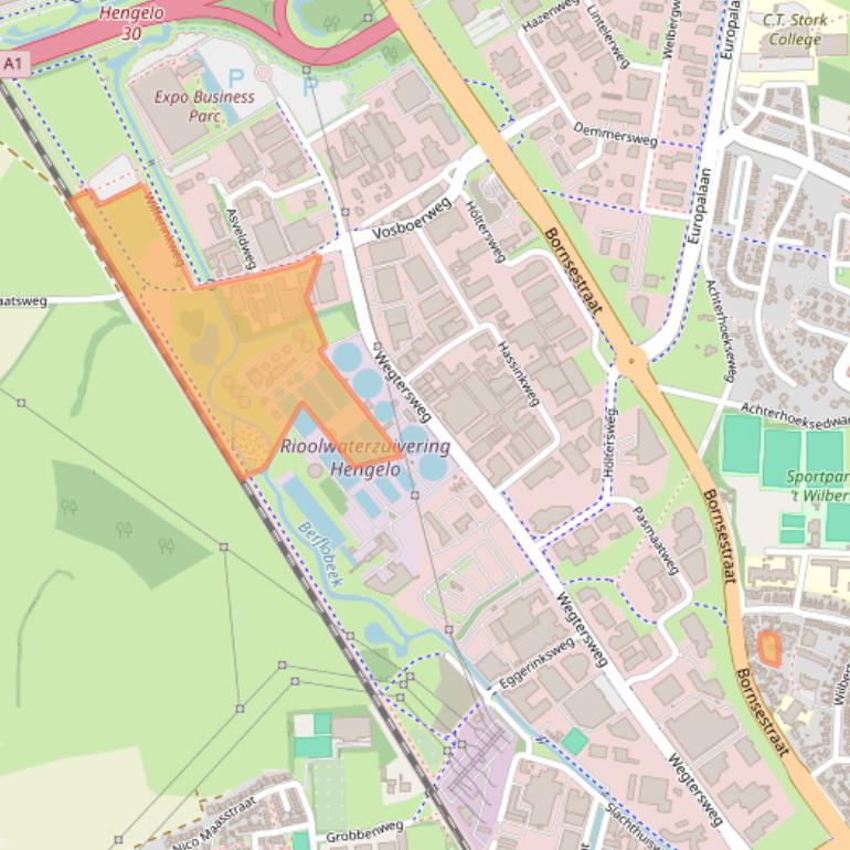 Kaart van postcodegebied 7556BW.