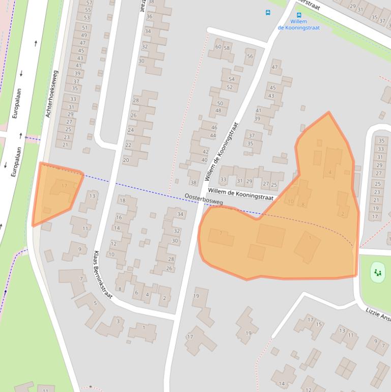 Kaart van postcodegebied 7556BZ.