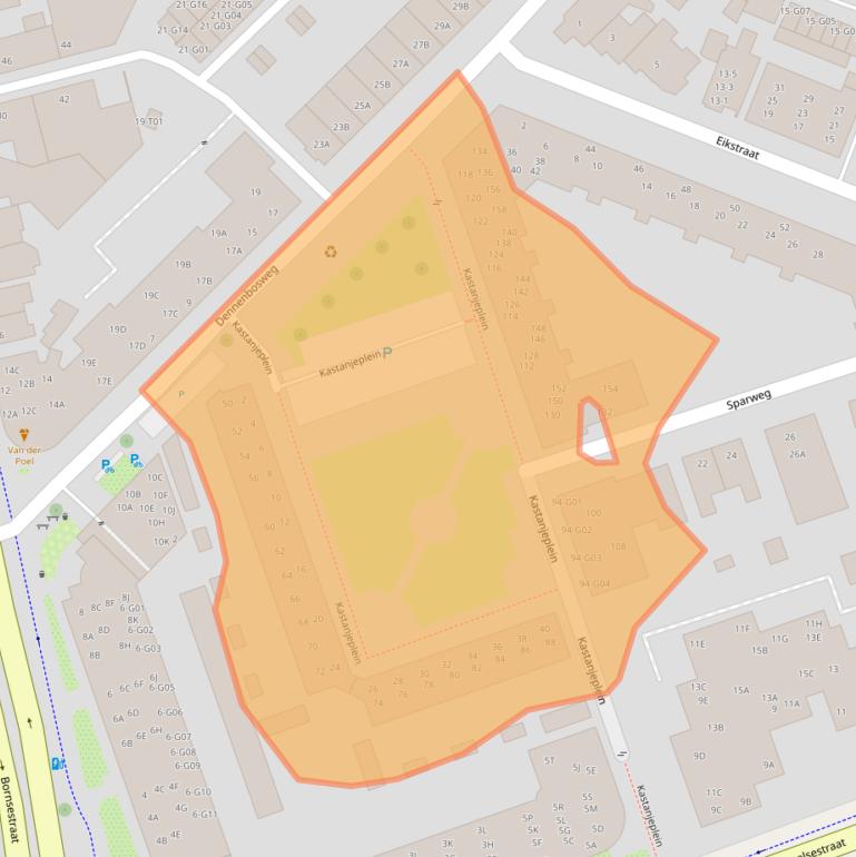 Kaart van postcodegebied 7556CA.