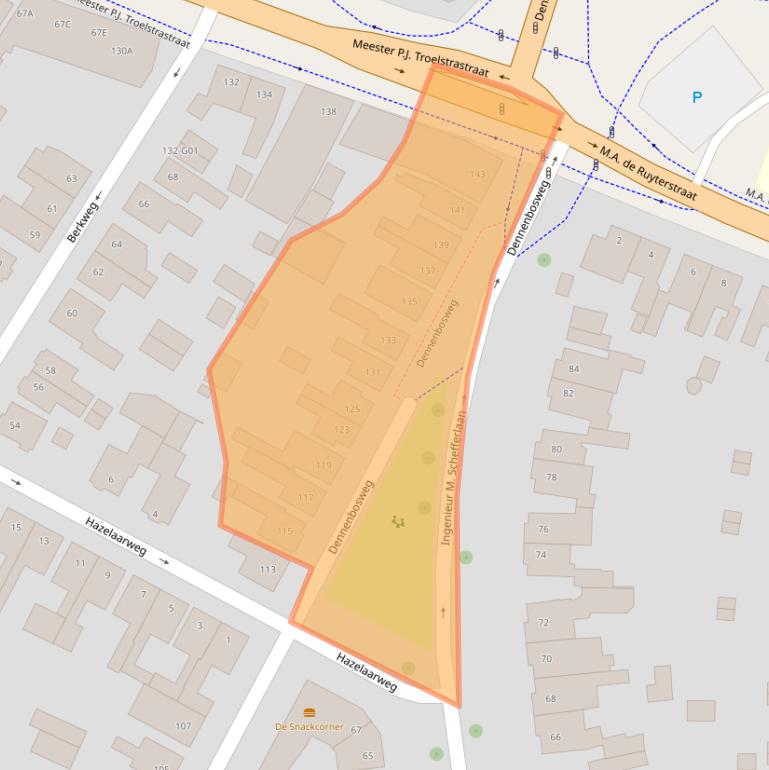 Kaart van postcodegebied 7556CE.