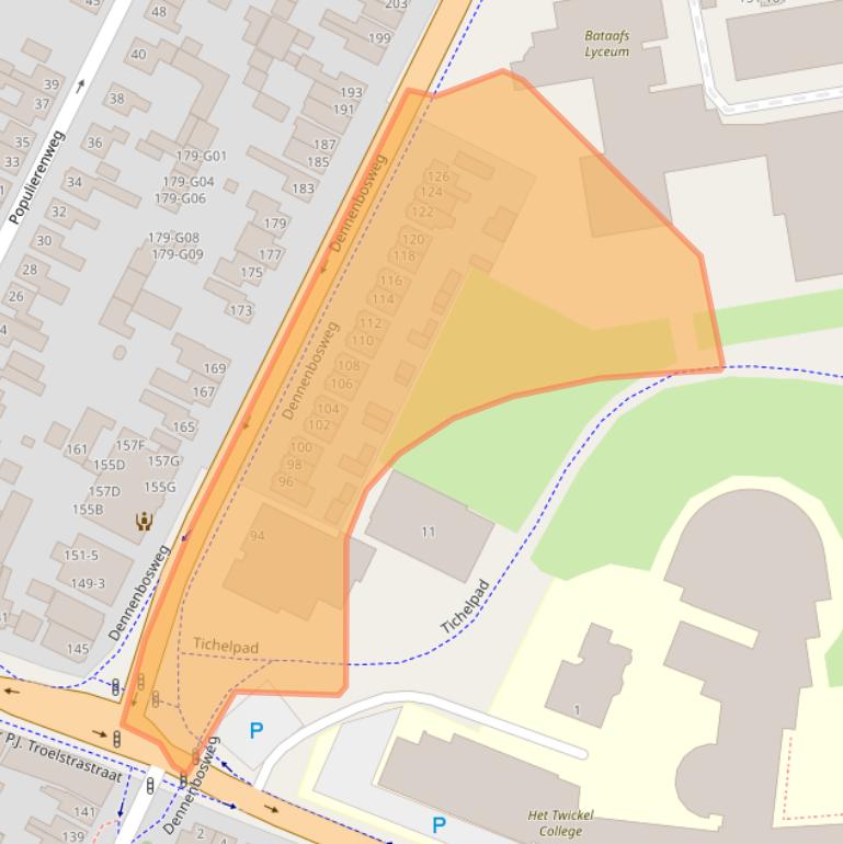 Kaart van postcodegebied 7556CK.