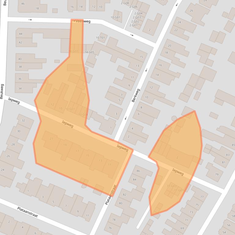 Kaart van postcodegebied 7556CL.