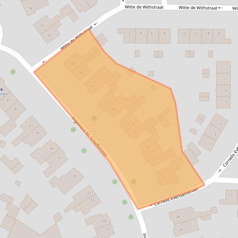 Kaart van postcodegebied 7556CT.