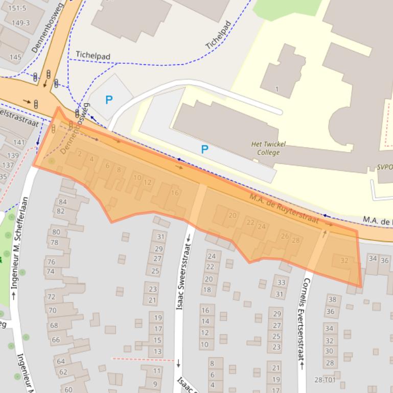 Kaart van postcodegebied 7556CX.