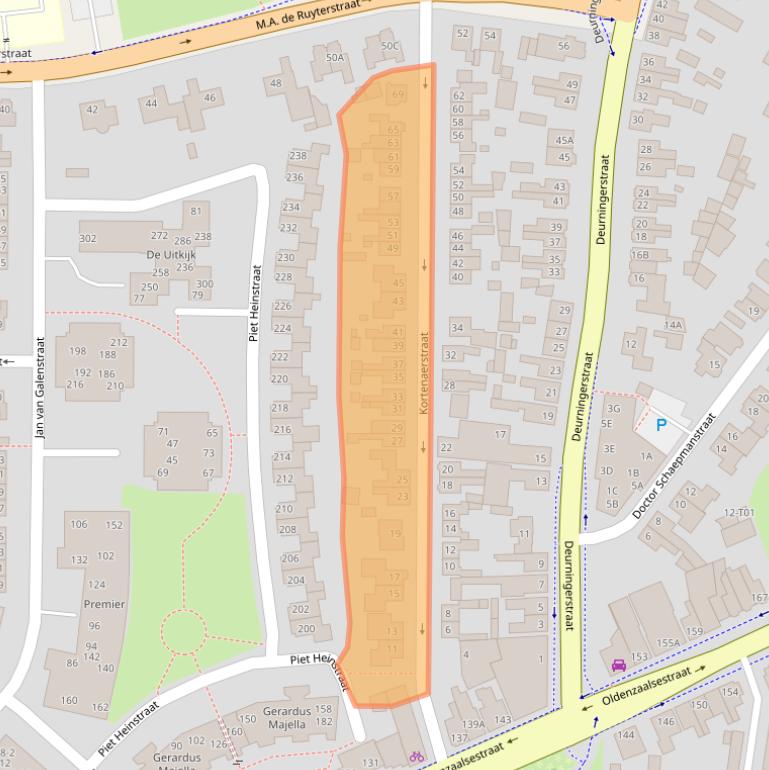 Kaart van postcodegebied 7556DA.