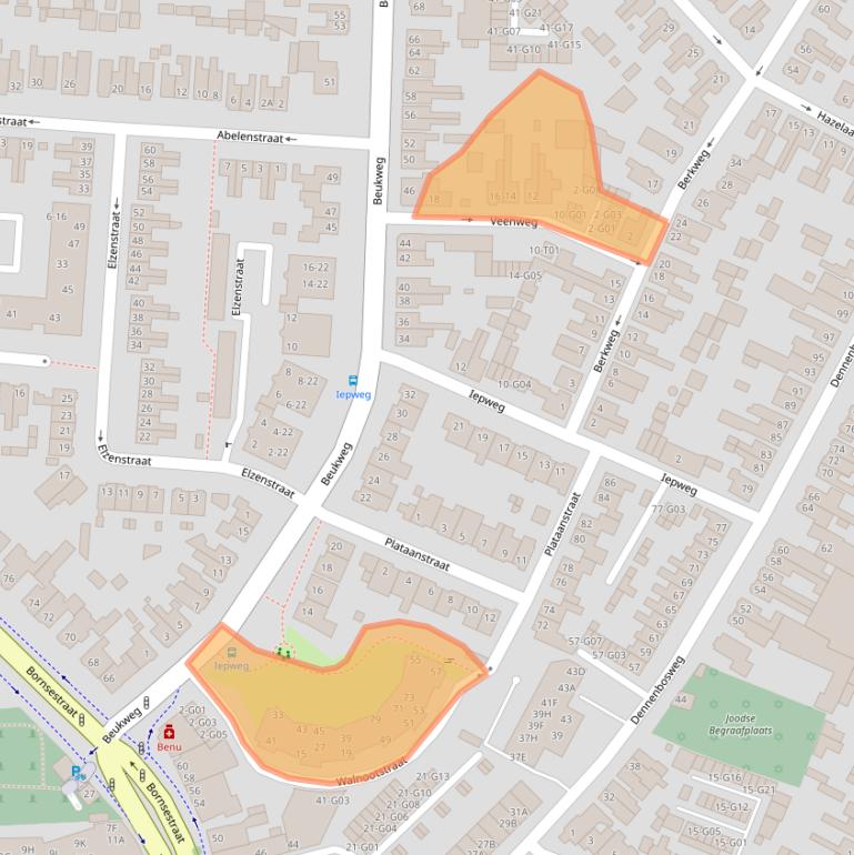 Kaart van postcodegebied 7556DL.