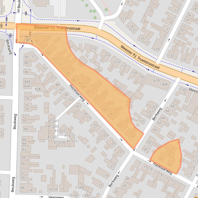 Kaart van postcodegebied 7556DP.