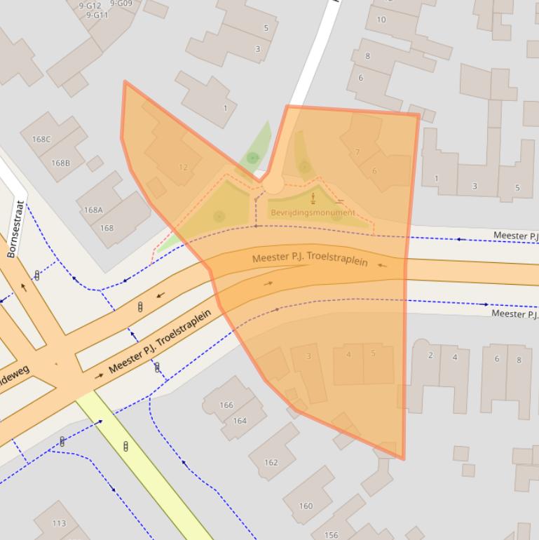 Kaart van postcodegebied 7556EE.