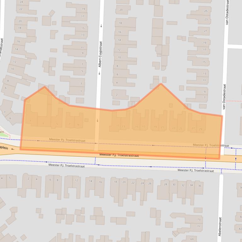 Kaart van postcodegebied 7556EG.