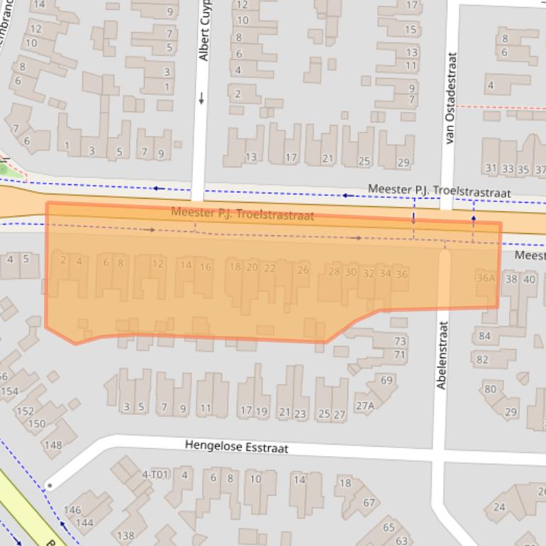 Kaart van postcodegebied 7556EL.