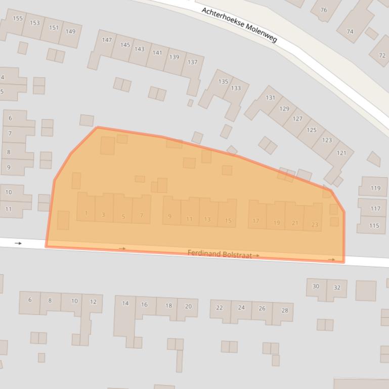 Kaart van postcodegebied 7556ER.