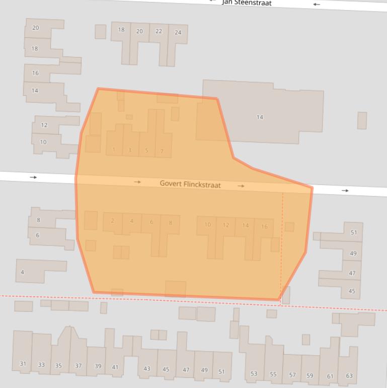 Kaart van postcodegebied 7556EV.