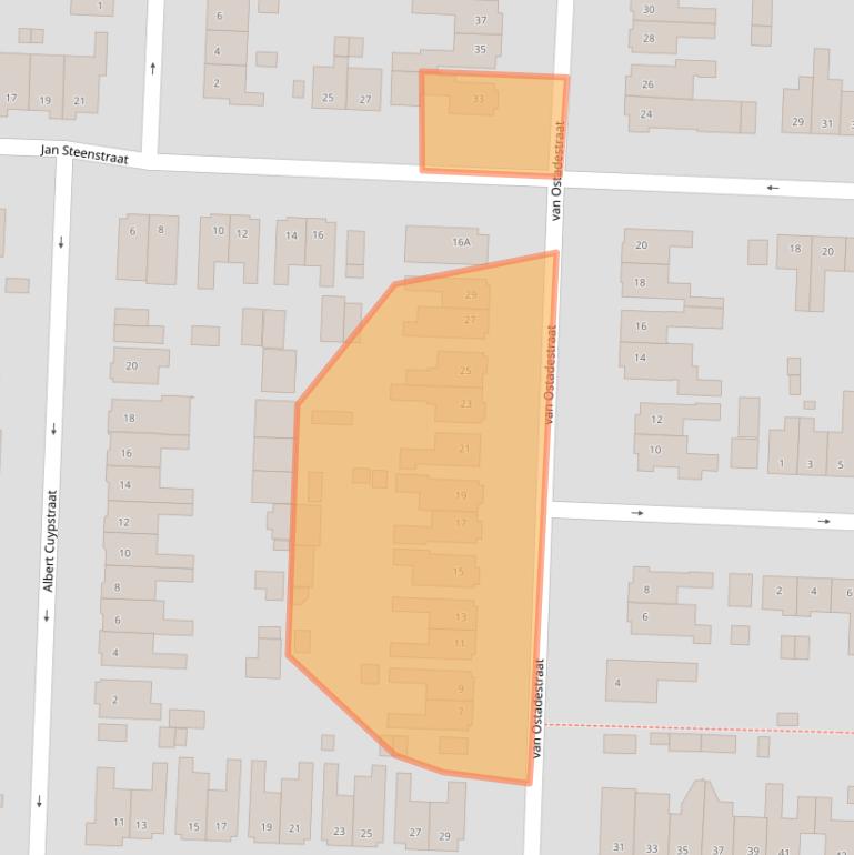 Kaart van postcodegebied 7556EW.
