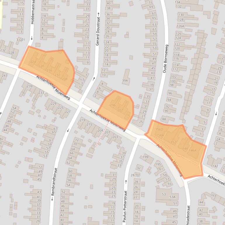 Kaart van postcodegebied 7556GR.