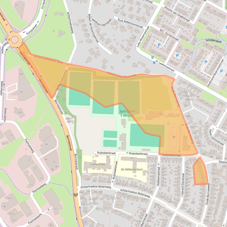 Kaart van postcodegebied 7556GW.