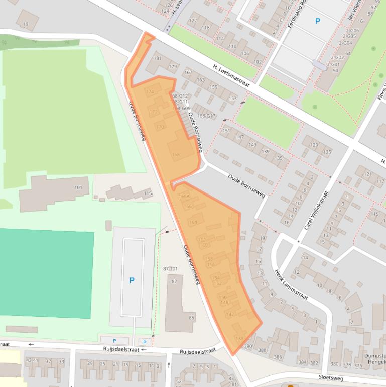 Kaart van postcodegebied 7556GZ.