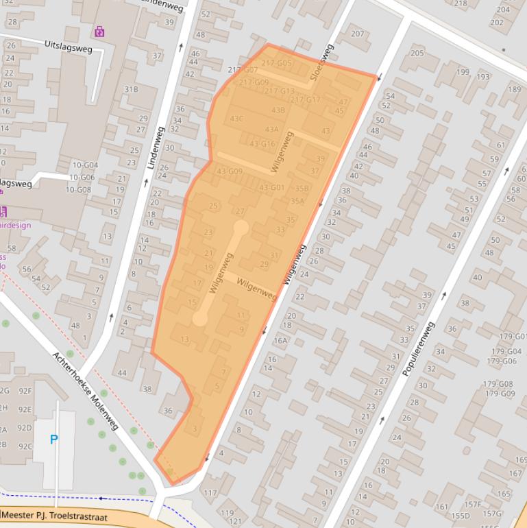 Kaart van postcodegebied 7556HD.