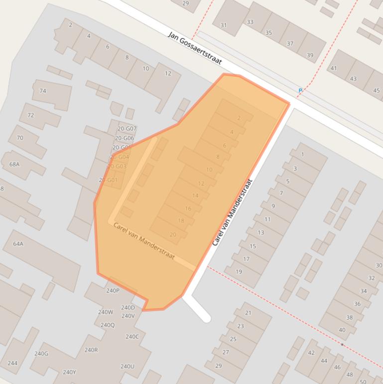 Kaart van postcodegebied 7556JB.