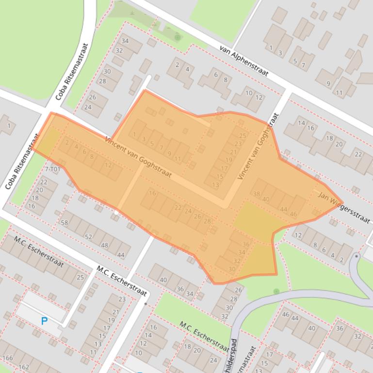 Kaart van postcodegebied 7556JL.