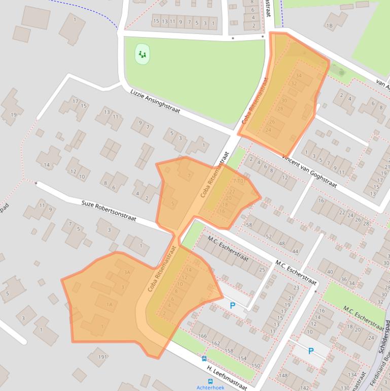 Kaart van postcodegebied 7556JP.