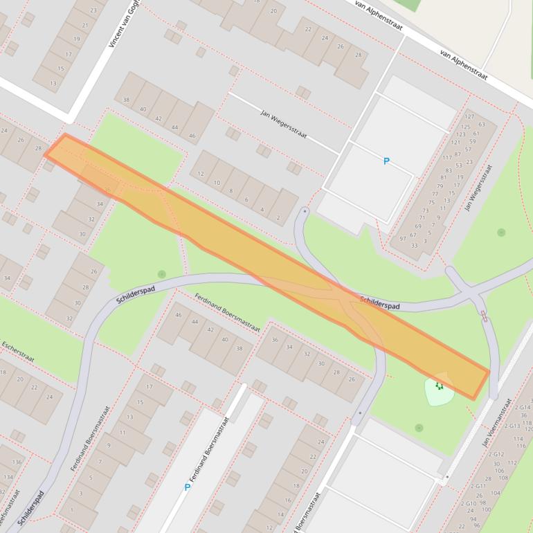 Kaart van postcodegebied 7556KC.