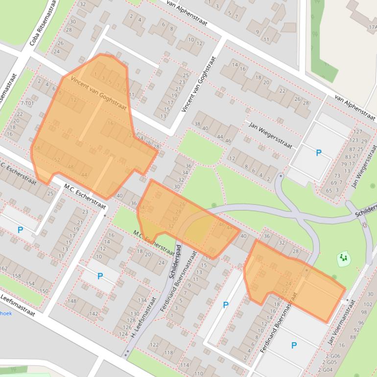 Kaart van postcodegebied 7556KK.