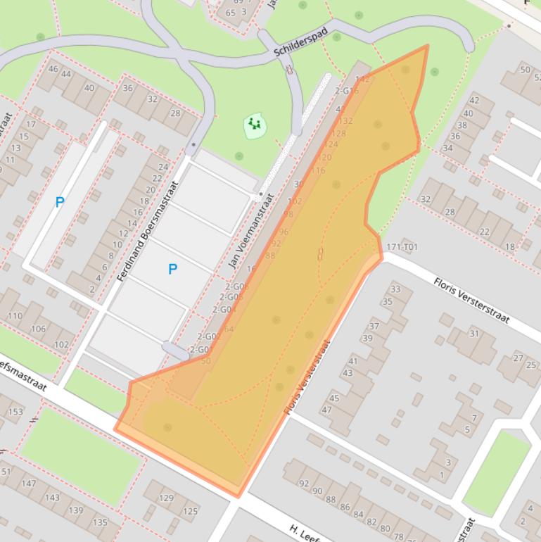 Kaart van postcodegebied 7556KV.