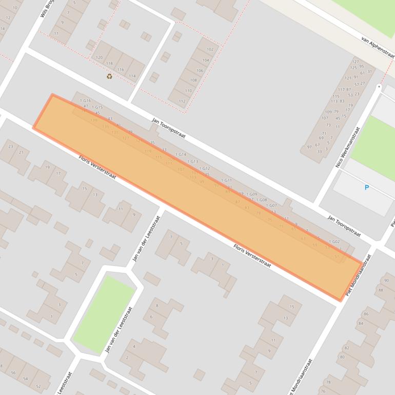 Kaart van postcodegebied 7556LB.