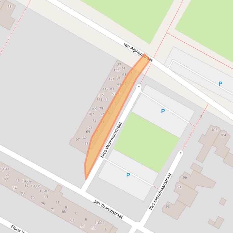 Kaart van postcodegebied 7556LH.